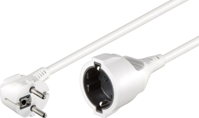 Kabllo zgjatues rryme Wentronic Goobay 93089, 10 m, 250 V 10 A, e bardhë