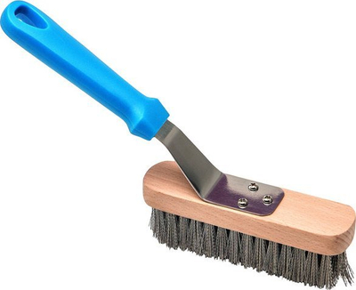 Furçë grilli Gi Metal me skraper, fije çeliku inox