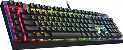 Tastierë gaming Razer BlackWidow V4 X Fortnite Edition, mekanike, RGB, me kabllo USB, layout US, e zezë
