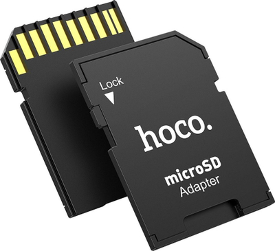 Adapter karte memorie HB22, TF në SD, i bardhë