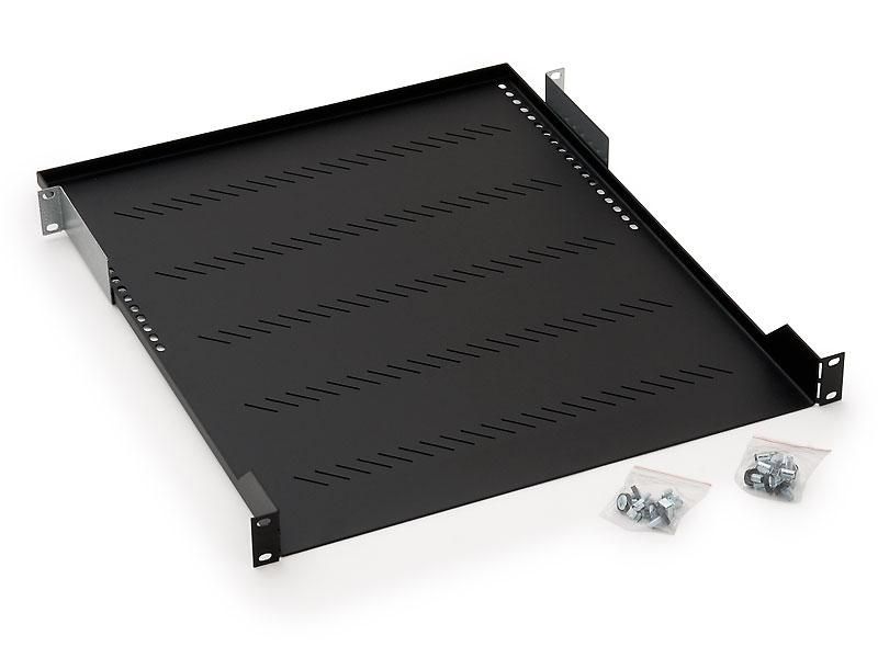 Raft kabineti Triton Shelf with Perforation, 1U, 950mm, 40kg, i zi