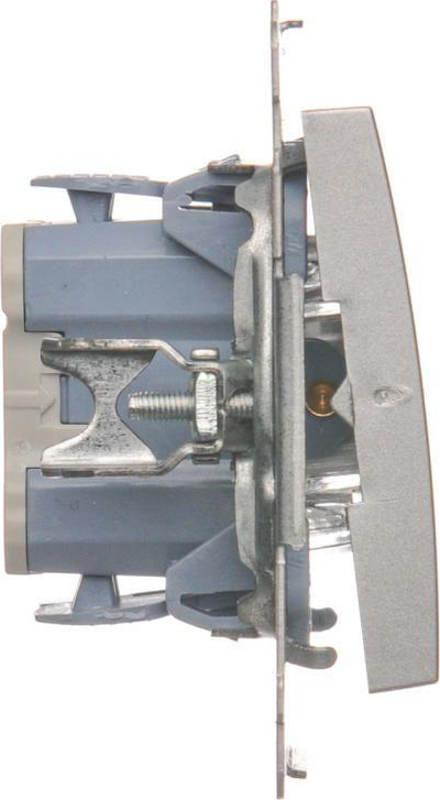 Ndërprerës për zile Kontakt-Simon DD1L.01 / 43, i argjendtë