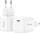 Полнач за ѕид Equip 1-порт, USB-C PD, 20W, бел