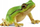 Figurinë lodër Schleich Wild Life bretkosë evropiane e pemës, edukative, e gjelbër