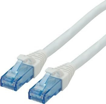 Kабел за мрежа Roline CAT 6a, RJ 45 до RJ 45, 30 cm, UTP, бел
