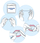 Забен конец Elgydium Orthodontic Crossing Floss, арома нане, 30 парчиња