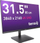Monitor TERRA 3030234, 31.5", 4K Ultra HD, i zi