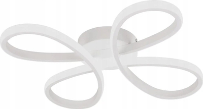 Llambë tavoni Trio Lighting Fly LED, 40 x 40 cm, 4000K, e bardhë mat