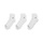 Çorape fundlistë Nike Cush Poly, set 3 palë, për të rritur, të zeza