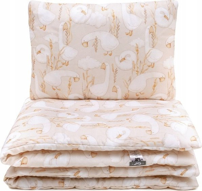 Set shtrati Pulp Little Geese, bambu, 100x135cm, shumëngjyrësh