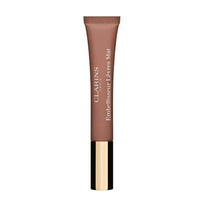 Shkëlqyes për buzë Clarins Velvet Lip Perfector, 01 Velvet Nude, 12 ml