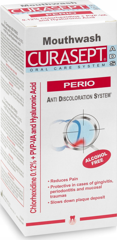 Lëng goje Curasept ADS Perio, 0.12% klorheksidinë, pa alkool, 200 ml