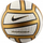 Top volejbolli Nike Championship 12P, madhësia 5, lëkurë premium, e artë me të bardhë