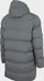 Jakne dimri 4F Quilted H4Z22 KUMP010, e gjatë, me kapuç, gri