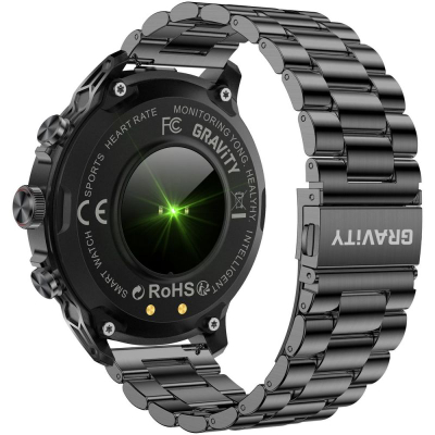 Orë e zgjuar GRAVITY GT41-1, 1.85", Bluetooth për thirrje, e zezë