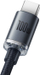 Kabllo karikimi / të dhënash Baseus Crystal Shine Series USB-A - USB-C, 100W, 1.2m, e zezë