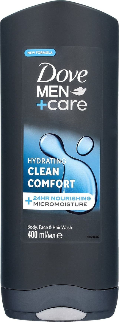 Гел за туширање Dove Men+Care Clean Comfort, 400 ml