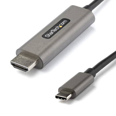 Kabllo USB-C në HDMI StarTech 6ft, 2 m, 4K 60Hz, gri