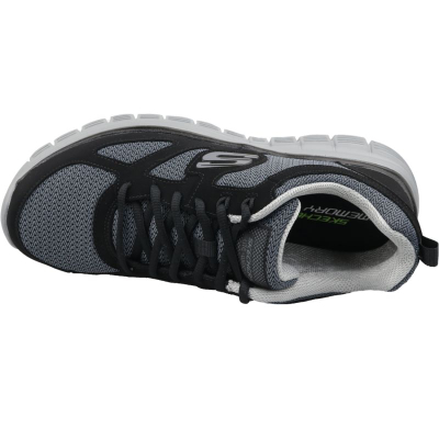Këpucë sport Skechers Burns Agoura M 52635-BKGY, Memory Foam, të zeza