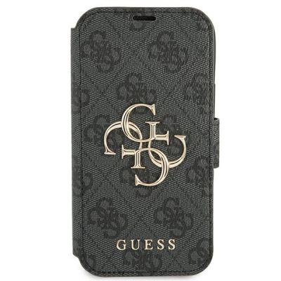 Mbulesë telefoni Guess GUBKP13X4GMGGR për iPhone 13 Pro Max 6.7\", tip book, gri