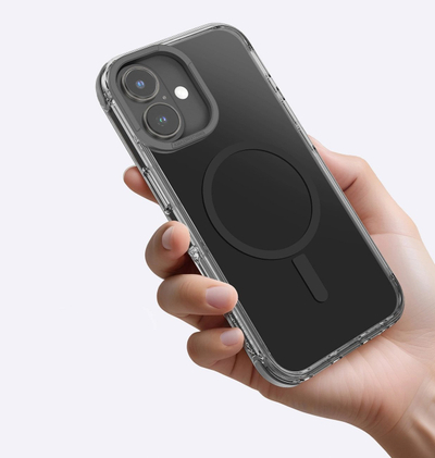 Maskë telefoni Amazingthing Omni Mag Case për iPhone 16, mbrojtëse, e zezë