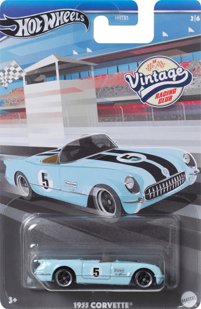 Makina lodër Hot Wheels Vintage Racing Roy Car, shkallë 1:64, metal die cast, shumëngjyrëshe