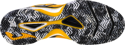 Këpucë padel Joma Slam Men 2128, me amortizim të fortë, najlon që merr frymë, portokalli me të zezë