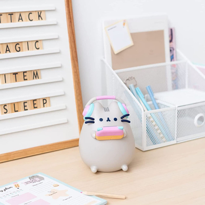 Lampë dekorative Pusheen Gamer, 16cm, dritë e bardhë, gri