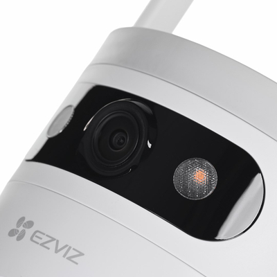 Kamerë e jashtme Ezviz H9c 2K, dome e motorizuar, Wi Fi, IP65, e bardhë