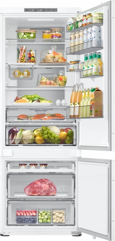 Frigorifer i integruar Samsung BRB38G705EWWEF, 389L, SmartThings AI Energy, i bardhë