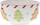 Kupë qeramike Krishtlindjesh Gingerbread, 14 cm, e bardhë