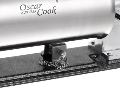 Makineri për sallam Oscar Cook NŻ101, me dorë horizontale, 5 kg, inoks, ngjyrë argjendi