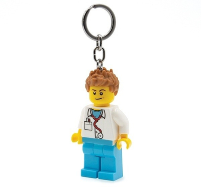 Приврзок за клуч SmartLife Lego иконски доктор, осветлена кукла