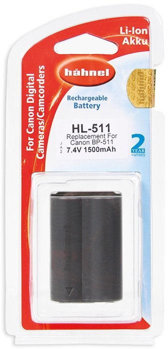 Bateri për kamerë Hahnel HL-511, në vend të Canon BP-511, Li-Ion