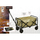 Karrocë palosëse plazhi Redcliffs Tourist Beach Wagon, 75x52x48cm, bezhë