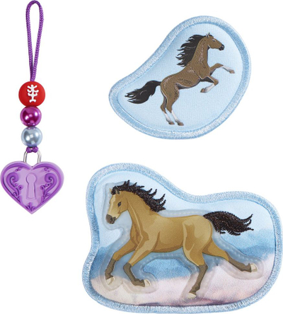 Set dekorativ magnetik Step by Step Magic Mags Wild Horse, për çanta shkolle, shumëngjyrësh