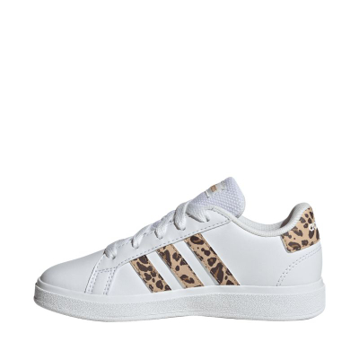 Atlete për kalamaj Adidas Grand Court 2.0, sportive, me lidhëse, të bardha