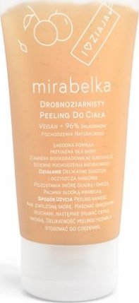 Scrub trupi Ziaja Mirabelka, peeling me kokrriza të imëta, vegan