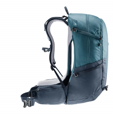 Çantë shpine Deuter Futura 27L, me sistem Aircomfort, me mbulesë shiu, jeshile
