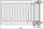 Radiator Stelrad Accord VK Typ 20, 600 x 1000 mm, 832 W, i bardhë