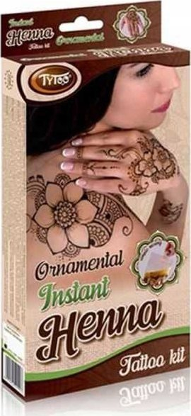 Set tatuazhesh me henna Tytoo Ornamental, për tatu me kohë, si për fillestarë, si për profesionistë