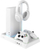 Stacion karikues FIXED për Xbox Series S X, ftohje konsole, LED, i bardhë