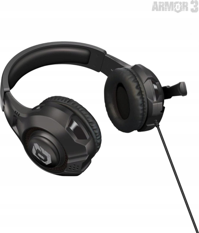 Гејминг слушалки SoundTac Universal, 3.5mm, со микрофон, црни