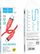 Kabllo USB Type C në Type C Hoco X59, 60W PD, 1m, e kuqe