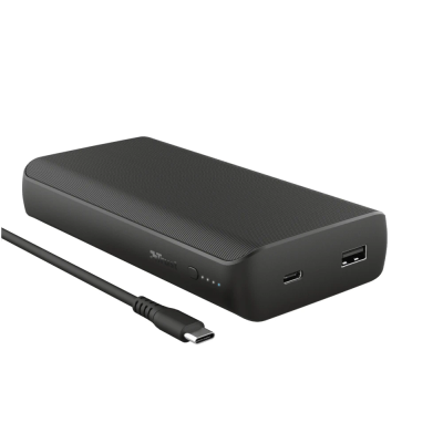 Power bank Trust Laro 65W, 20000mAh, USB C PD, i zi