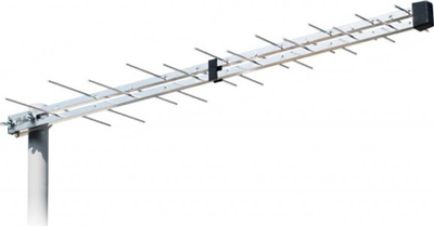 Antena drejtimore Iskra P-2845F Pilkas, për pika aksesi, montim në shtyllë, metalike, ngjyrë argjendi