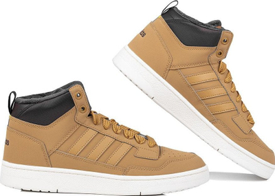 Atlete Adidas Rapid Court Mid Winterized M JR0171, të ngrohta, të bardha