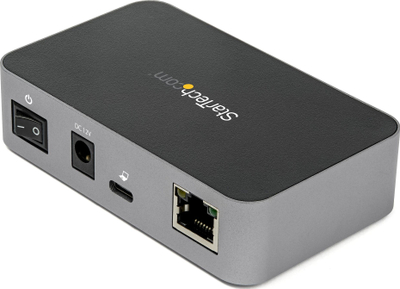 Hub USB C StarTech me 3 porta, LAN Gigabit, 10 Gbps, gri e zezë