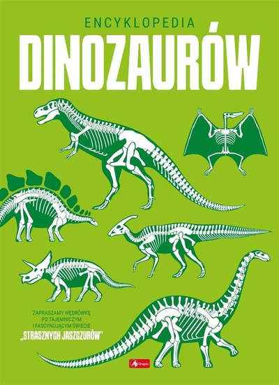 Libër enciklopedik Encyclopedia of Dinosaurs, me figura me ngjyra, kopertinë e fortë