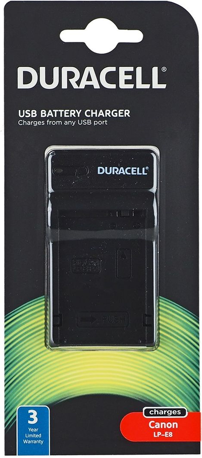 Duracell USB Полнач за Батерии за Камера за Canon LP-E8